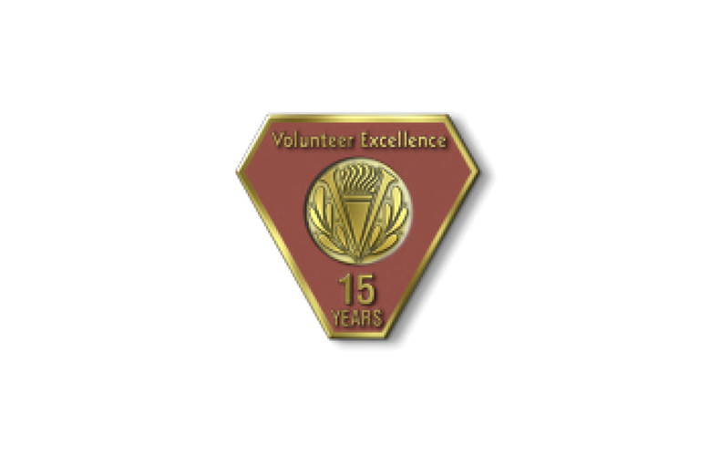 Volunteer Excellence - 15 Year Volunteer Excellence - 15 Year